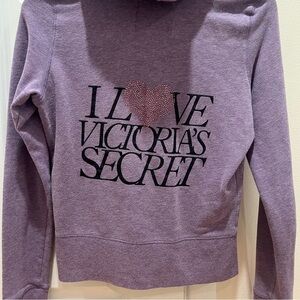 Purple Victoria Secret Sweatshirt Hoodie